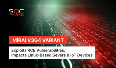 Mirai Variant V3G4 Detection: New Botnet Version Exploiting 13 Vulnerabilities to Target Linux Servers, IoT Devices