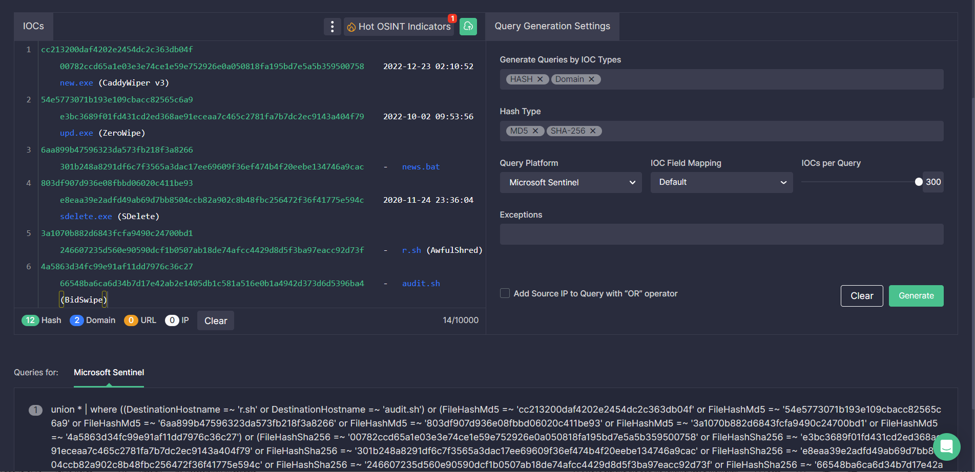 Uncoder CTI for CERT-UA#5850 alert