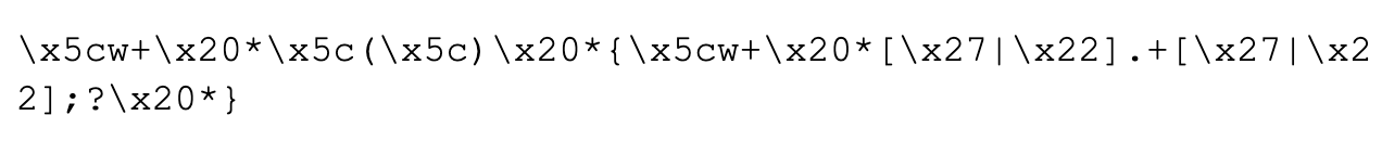 NSB Blog Pt 1 - regular expression
