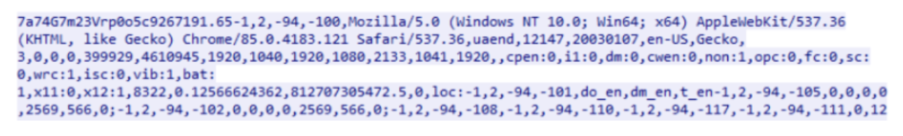 Example of head of sensor_data
