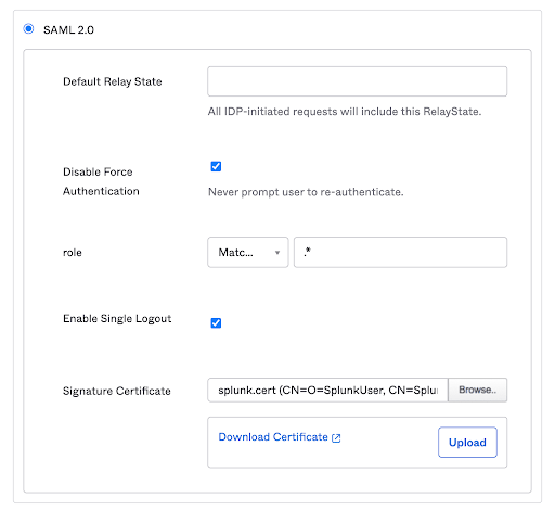 Configuring Okta Single Logout (SLO)
