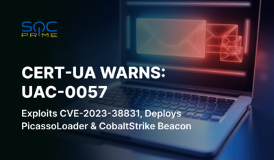 CVE-2023-38831 Detection: UAC-0057 Group Exploits a WinRAR Zero-Day to Spread a PicassoLoader Variant and CobaltStrike Beacon via Rabbit Algorithm