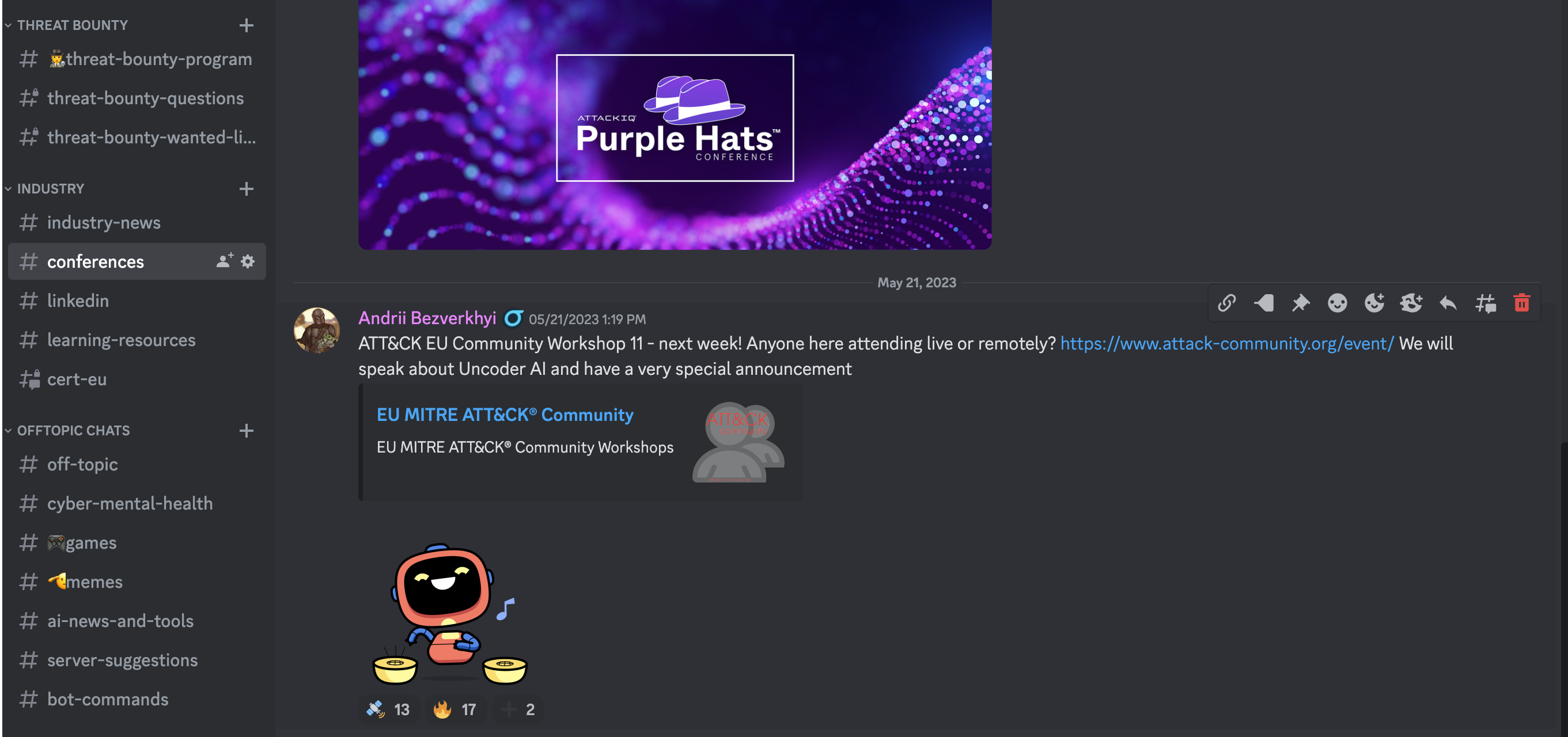 Discord community: Connecting the team and users in a single place