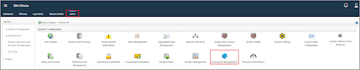 elect Extensions Management from the System Configurations menu