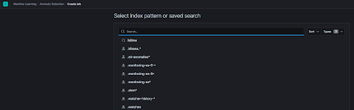 Select the required index pattern or a saved search Imperva WAF logs.
