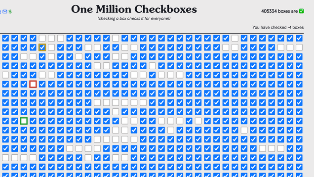 Waste Your Life Playing This Game Where You Check Boxes Forever