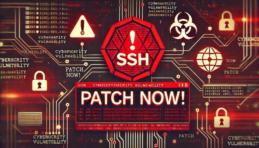 SSH Vulnerability Alert - Patch Now if affected.