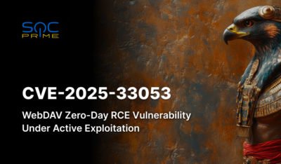 CVE-2025-33053 Exploitation: A Critical WebDAV Zero-Day RCE Vulnerability Actively Weaponized by Stealth Falcon APT Group