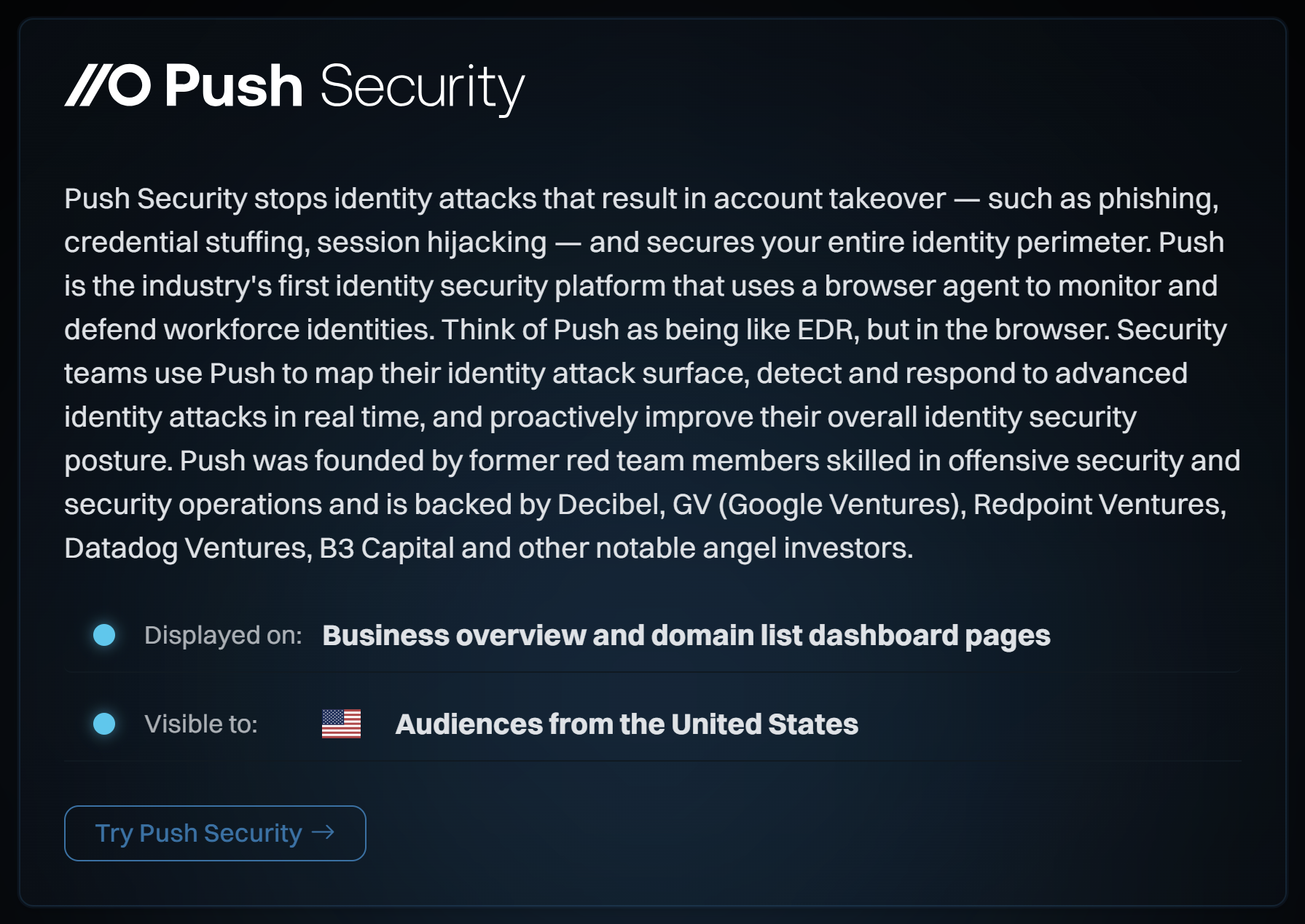 Welcoming Push Security to Have I Been Pwned's Partner Program