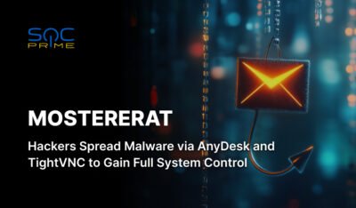 MostereRAT detection SOC Prime